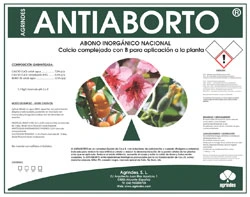 Antiaborto Agrindes — fitosanitario para prevención de caída de fruto